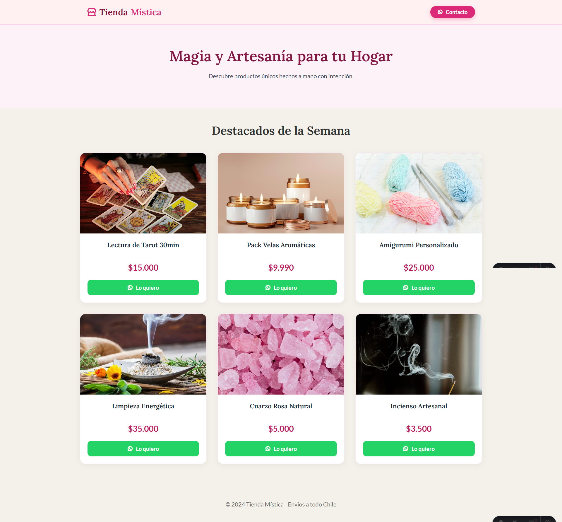 Plantilla Tienda Catalogo